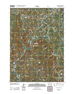 Fourmile 2012 topographic map thumbnail