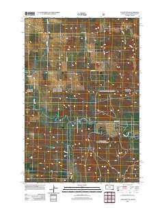 Cow Butte NE 2012 topographic map thumbnail