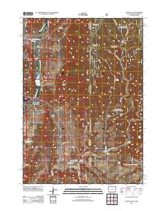 Fanny Peak 2012 topographic map thumbnail