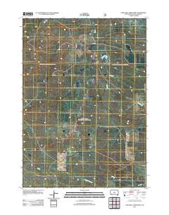 Lone Well Creek West 2012 topographic map thumbnail