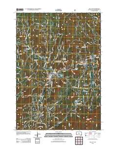 Hill City 2012 topographic map thumbnail
