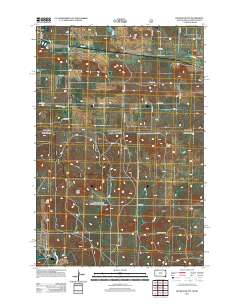 Kid Rich Butte 2012 topographic map thumbnail