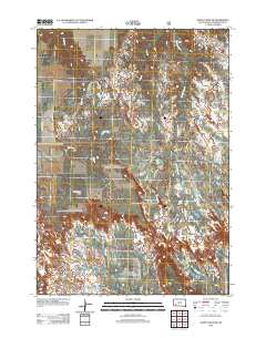 Quinn Table SW 2012 topographic map thumbnail