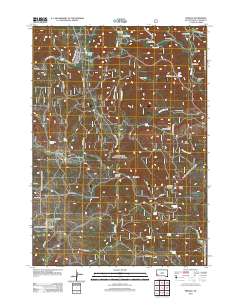 Pringle 2012 topographic map thumbnail