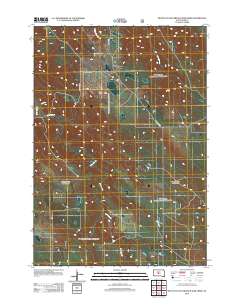 Mouth of East Branch War Creek 2012 topographic map thumbnail