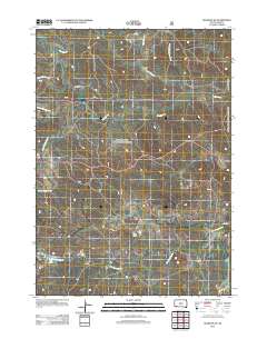 Oelrichs NE 2012 topographic map thumbnail