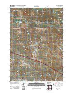Wall NE 2012 topographic map thumbnail