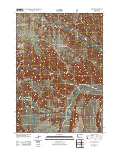 Red Shirt 2012 topographic map thumbnail