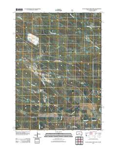 Black Banks Creek West 2012 topographic map thumbnail