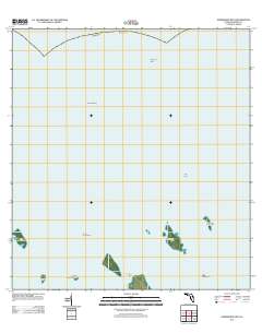 Horseshoe Keys 2012 topographic map thumbnail