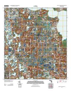 Howey-in-the-Hills 2012 topographic map thumbnail