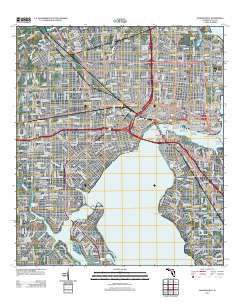 Jacksonville 2012 topographic map thumbnail