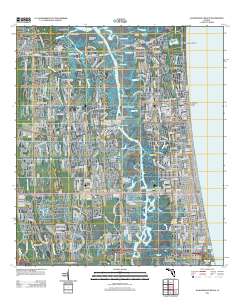 Jacksonville Beach 2012 topographic map thumbnail