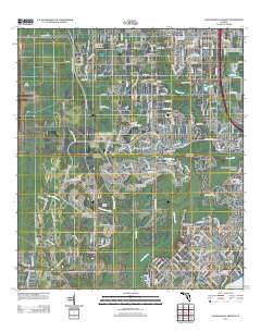 Jacksonville Heights 2012 topographic map thumbnail