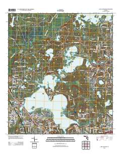 Lake Jackson 2012 topographic map thumbnail