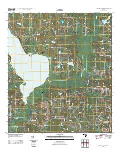 Lake Miccosukee 2012 topographic map thumbnail