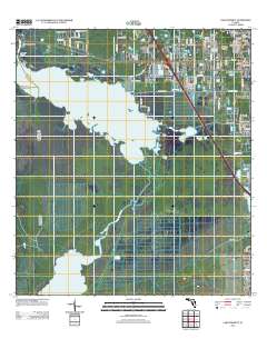 Lake Poinsett 2012 topographic map thumbnail