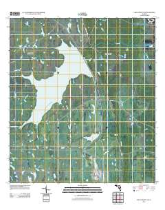Lake Poinsett SW 2012 topographic map thumbnail