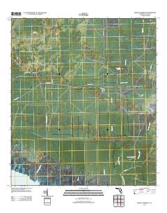 Manlin Hammock 2012 topographic map thumbnail