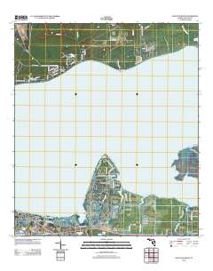 Choctaw Beach 2012 topographic map thumbnail