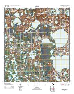 Clermont West 2012 topographic map thumbnail