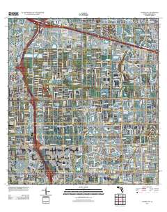 Cooper City 2012 topographic map thumbnail