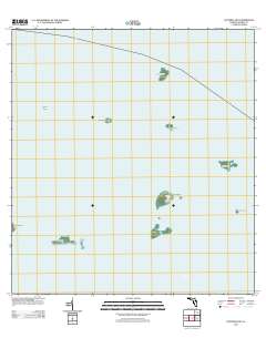 Cottrell Key 2012 topographic map thumbnail
