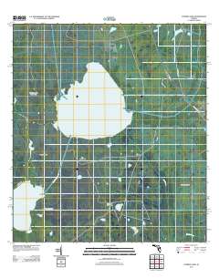 Cypress Lake 2012 topographic map thumbnail