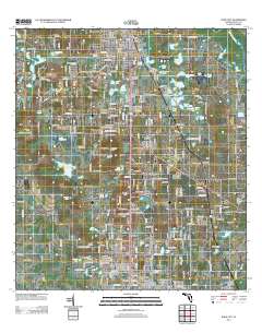 Dade City 2012 topographic map thumbnail