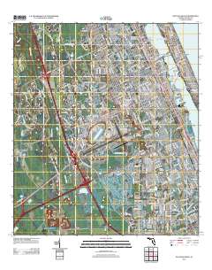 Daytona Beach 2012 topographic map thumbnail
