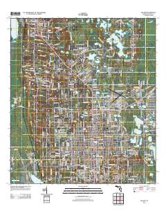 DeLand 2012 topographic map thumbnail