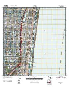 Delray Beach 2012 topographic map thumbnail