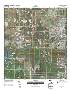 Dunnellon SE 2012 topographic map thumbnail