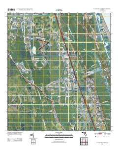 Flagler Beach West 2012 topographic map thumbnail