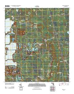 Benton 2012 topographic map thumbnail