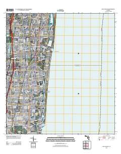 Boca Raton 2012 topographic map thumbnail
