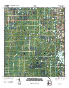 Bronson 2012 topographic map thumbnail