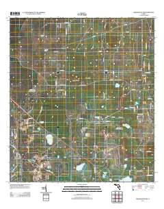 Brooksville NW 2012 topographic map thumbnail