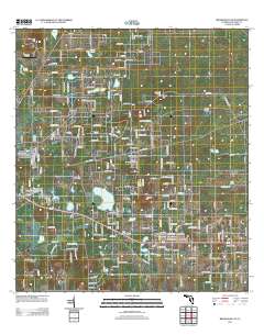 Brooksville SE 2012 topographic map thumbnail