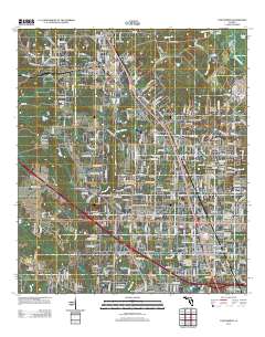 Cantonment 2012 topographic map thumbnail