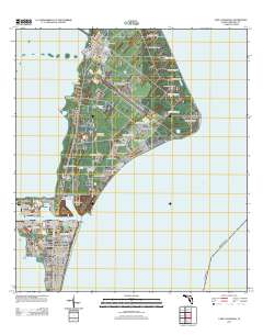 Cape Canaveral 2012 topographic map thumbnail