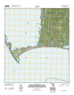 Cape San Blas 2012 topographic map thumbnail