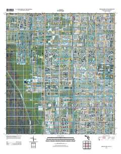 Greenacres City 2012 topographic map thumbnail