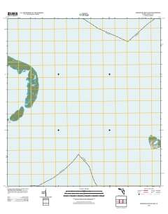 Marquesas Keys East 2012 topographic map thumbnail