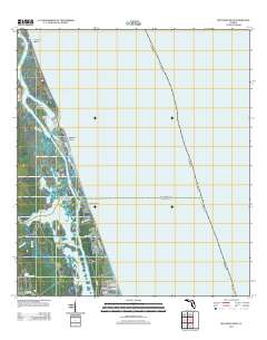 Matanzas Inlet 2012 topographic map thumbnail