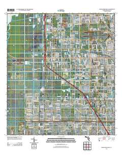 Melbourne West 2012 topographic map thumbnail