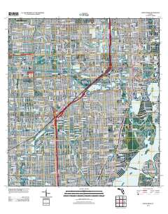 North Miami 2012 topographic map thumbnail