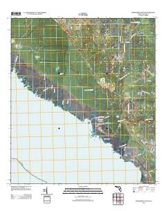 Okefenokee Slough 2012 topographic map thumbnail