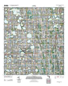 Orlando East 2012 topographic map thumbnail