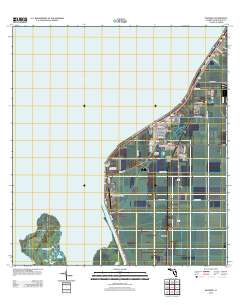 Pahokee 2012 topographic map thumbnail